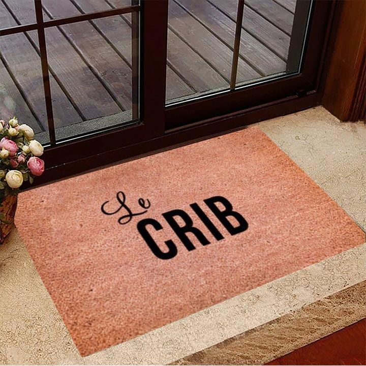 Le Crib Doormat Inside Door Mats Gifts For New Homeowners