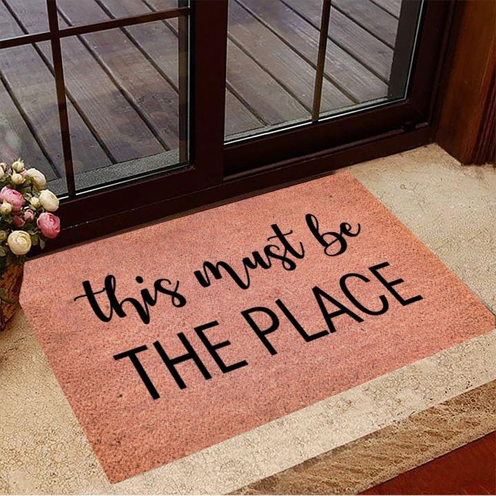 This Must Be The Place Doormat Welcome Door Mat Housewarming Gift Ideas