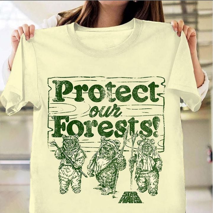 Protect Our Forests Shirt Bear Classic Graphic Tees Unisex Clothing