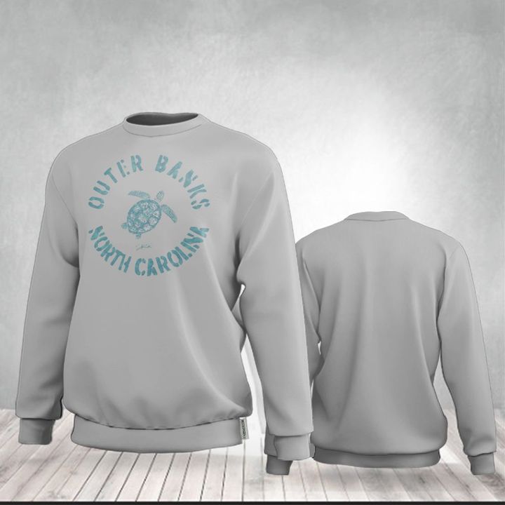Obx Sweatshirt Turtle Outer Banks North Carolina Sweatshirt Outer Banks Show Apparel