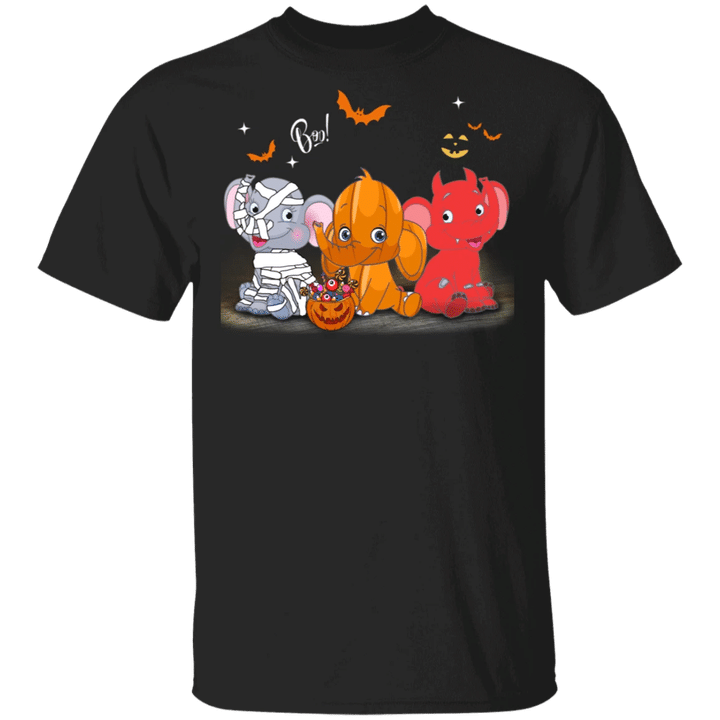 Cute Elephants Cosplay Halloween T-Shirt Creative Halloween Costume Ideas For Elephant Lovers