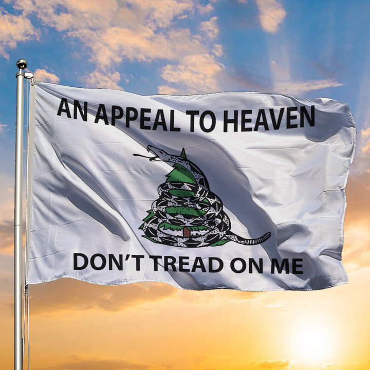 An Appeal To Heaven Don't Tread On Me Flag Indoor Outdoor Hanging House Decoration
