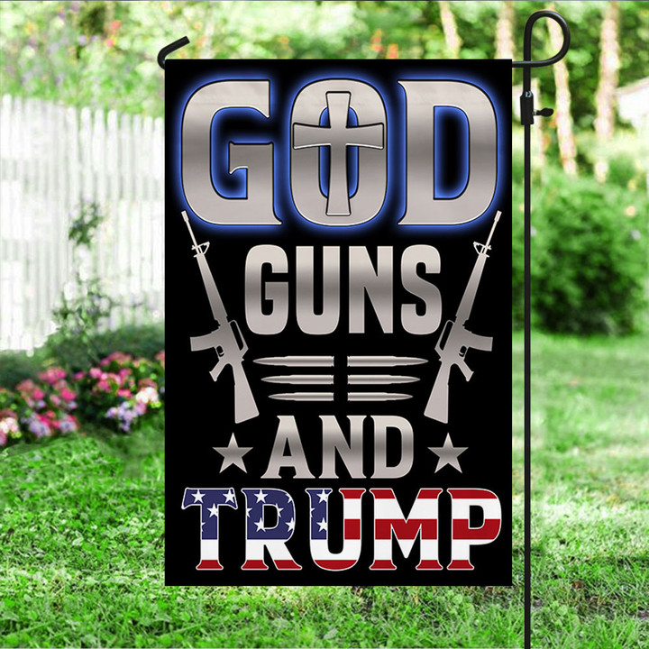 God Guns And Trump Flag 2024 2nd Amendment Right And Support Trump For President Merchandise