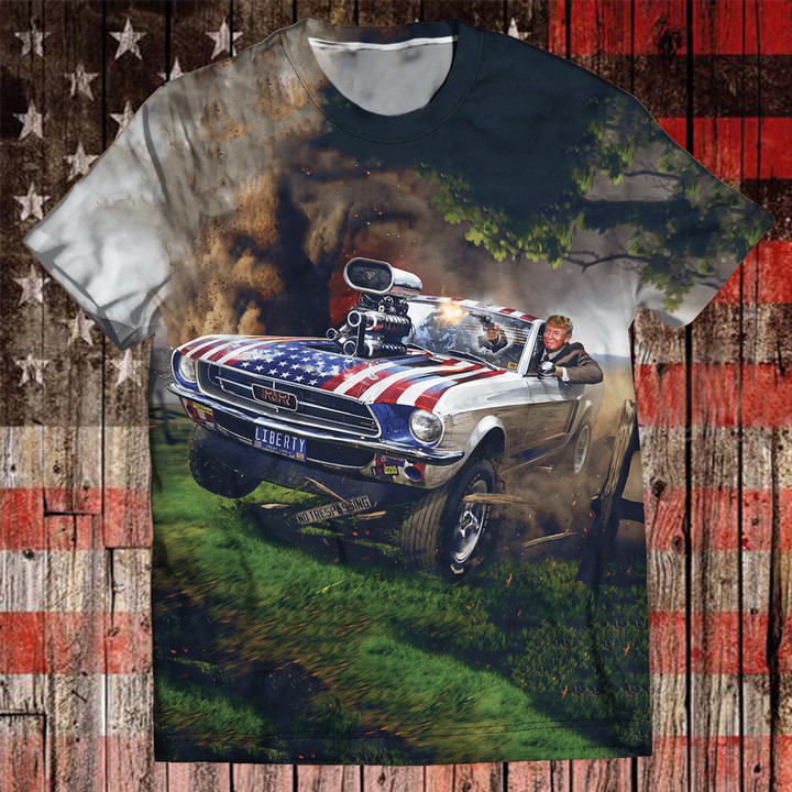 Trump Stang Shirt Pro Trump 2024 Political Apparel Gifts For MAGA Supporters