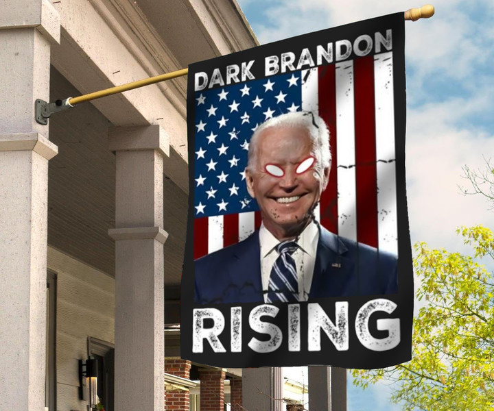 Biden Dark Brandon Rising Flag Funny Joe Biden 2024 Campaign Merchandise