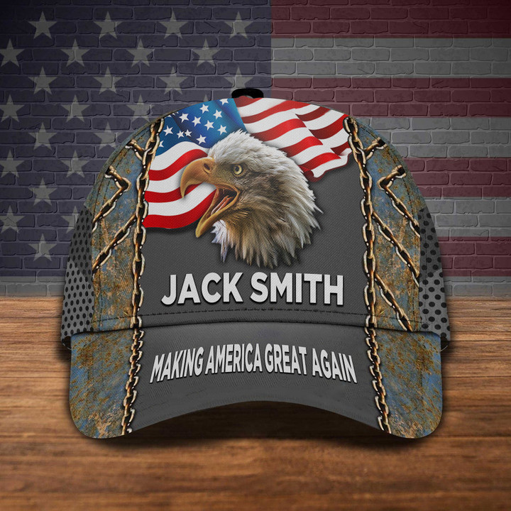 Jack Smith Hat US Eagle Old Retro Making America Great Again Jack Smith Hat For Supporters