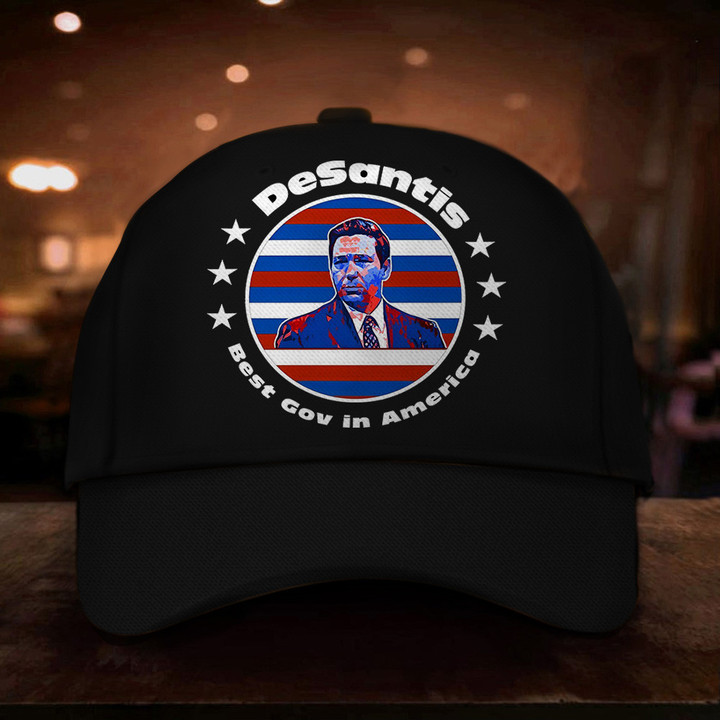 DeSantis Best Governor In America Hat Ron Desantis Campaign Slogan Political Hats