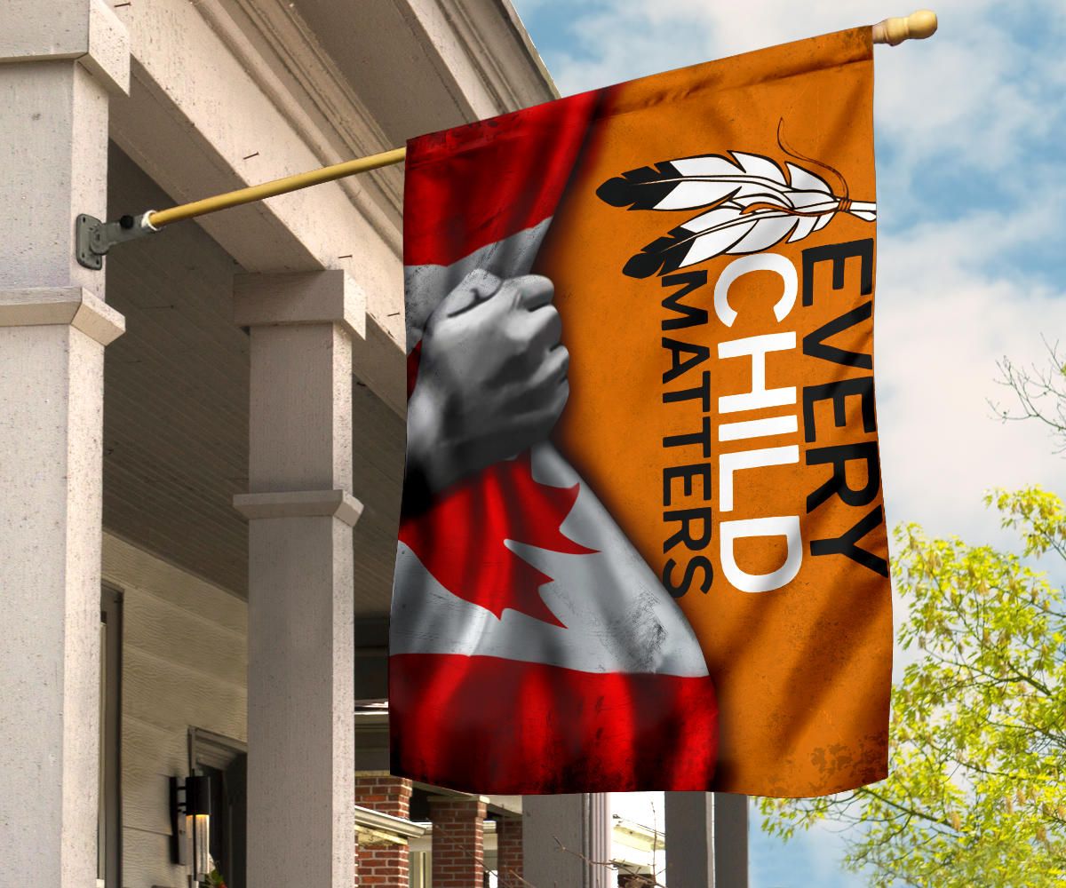 Every Child Matters Canada Flag Orange Shirt Day 2021 September 30 Chi ...