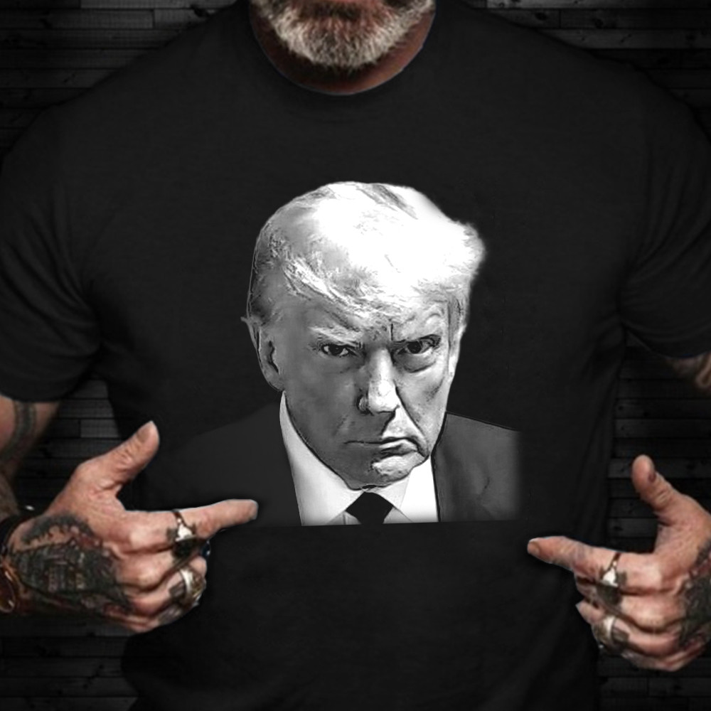 Trump Mugshot Shirt Fulton County Sheriff's Arrest Donald Trump Mug Sh ...