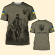 Stand With Ukraine Veteran Shirt Slava Ukraini Support Ukraine Clothing Mens