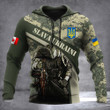 Canada Stands With Ukraine Slava Ukraini Hoodie Ukraine Veteran Camo Clothing
