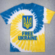 Free Ukraine Tie Dye Shirt Freedom Ukrainian Support Clothing Stand With Ukraine T-Shirt