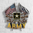 US Army Metal Sign American Flag Proud Serve United States Army Merchandise Home Decor