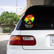 African Fist Free-Ish Juneteenth Car Stickers Black Lives Matter Pride Merch