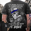 Thin Blue Line Skull When Someone Calls Me An As Hole Shirt Support Law Enforcement Mens Gift