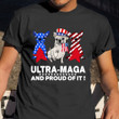 Chihuahua Ultra Maga And Proud It Shirt Pro Trump 2024 Patriotic T-Shirt Dog Lovers Gift