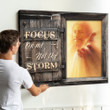 Focus On Me Not The Storm Jesus Canvas
