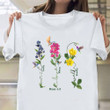 Bird With Flower Do Justice Love Mercy And Walk Humbly Shirt Cool Christian T-Shirt Gift