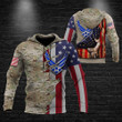 United State Air Force American Camo Flag Hoodie USAF Honor Clothing Gift For Air Force