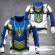 Personalized Trident Ukraine Symbol Hoodie Stand With Ukraine Ukrainian Clothing