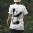 Panda Shirt Humorous Graphic Animal V-Neck T-Shirt Gifts For Panda Lovers