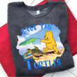 Winnie The Pooh Save The Turtles Shirt Funny Animals Graphic T-Shirt Gifts For Turtle Lovers