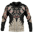 Pacific Northwest Eagle Printed Hoodie Haida Art Animal 3D Clothing Merch