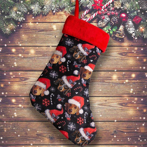 Dachshund Santa Christmas Stockings 2021 Christmas Decorations Gifts For Dog Owners