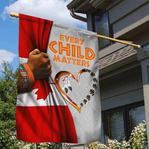 Every Child Matters Flag Honoring Orange Day Children Lives Matter Merch Decor Gift For Family
