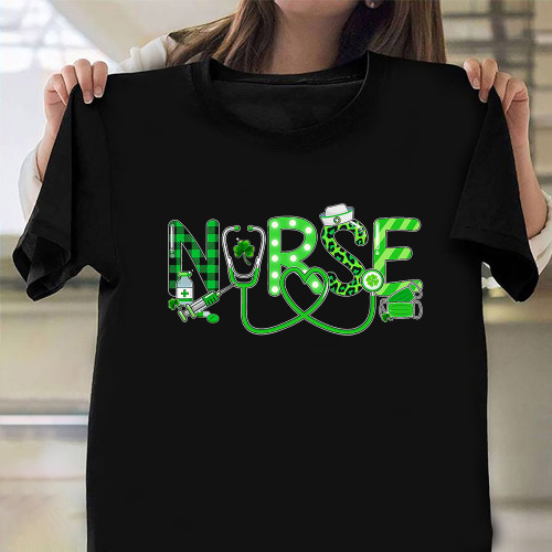 Nurse Shirt St Patrick's Day Themed 2022 T-Shirt Gifts For New Nurses