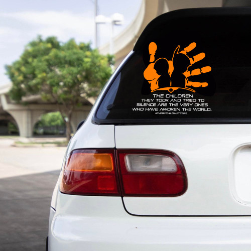 The Children They Took Every Child Matters Car Decal Sticker Support Every Child Matters Merch