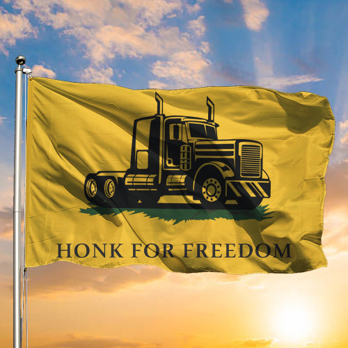 Honk For Freedom Flag