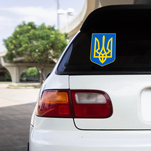 Ukraine Car Stickers Ukraine Flag Symbol I Stand With Ukraine Merch For Ukrainian