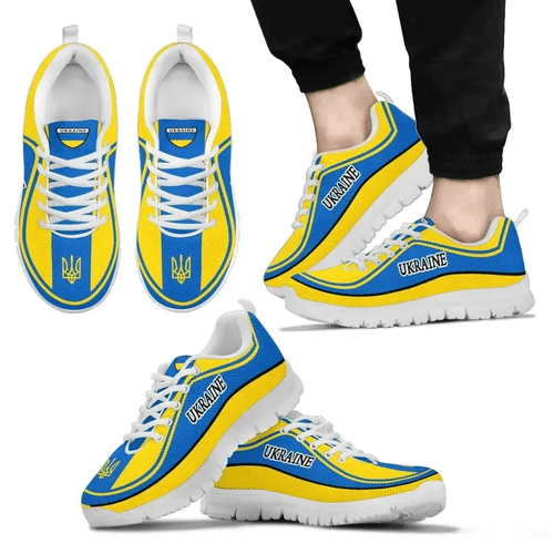 Ulraine Sneaker Shoes Support Ukrain People Sport Running Shoes For Men Women