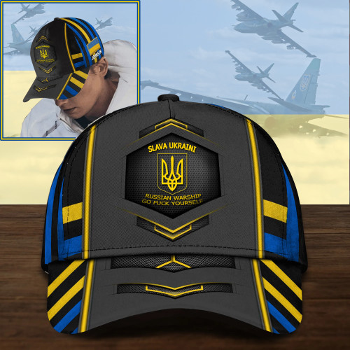 Slava Ukraini Russian Warship Go Fuck Yourself Hat Stand With Ukraine Merchandise