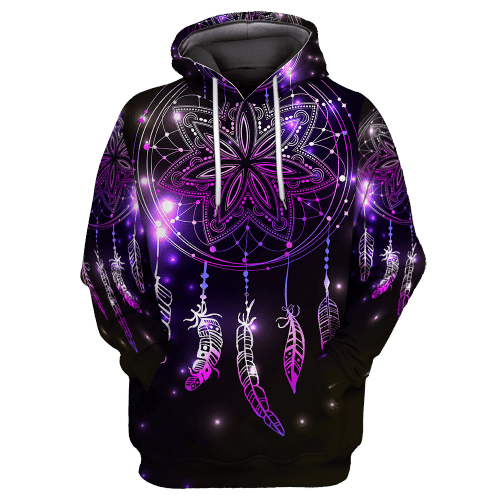 Native Canadian Hoodie Dreamcatcher Feathers Native Pride Clothing Mens