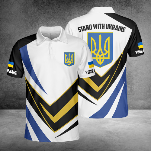 Personalized Ukraine Polo Shirt Stand With Ukraine Clothing