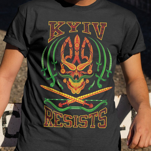 Kyiv City Of Heroes Land Of Freedom T-Shirt City Of Ukraine Support Shirt