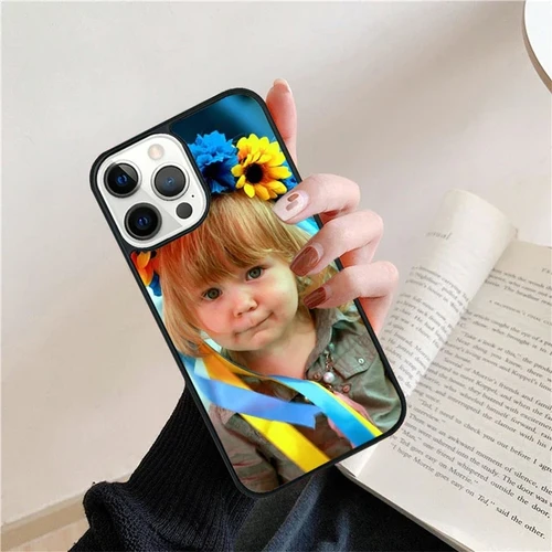 Love Peace No War Ukraine Phone Case For iPhone Ukrainian Child Baby Merch