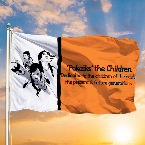 Every Child Matters Flag Pokaiks The Children Dedicated To The Children Of The Past