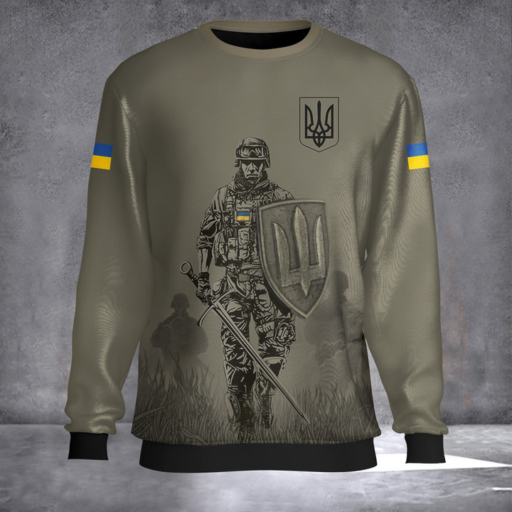Ukraine Veteran Sweatshirt Stand With Ukraine Ukrainian Clothing