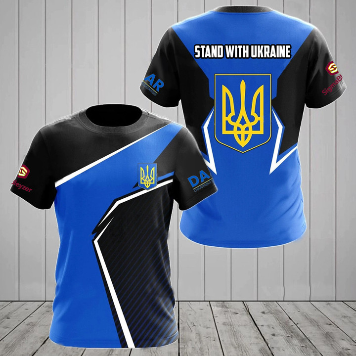 DAAR Foundation Shirt Stand With Ukraine Blue-Black Clothing