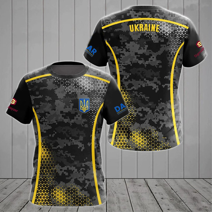 DAAR Foundation Shirt Ukraine Support Camo Flag Clothing