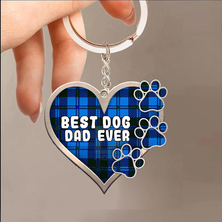 Best Dog Dad Ever Keychain Merchandise Dog Mom Mother's Day Gifts