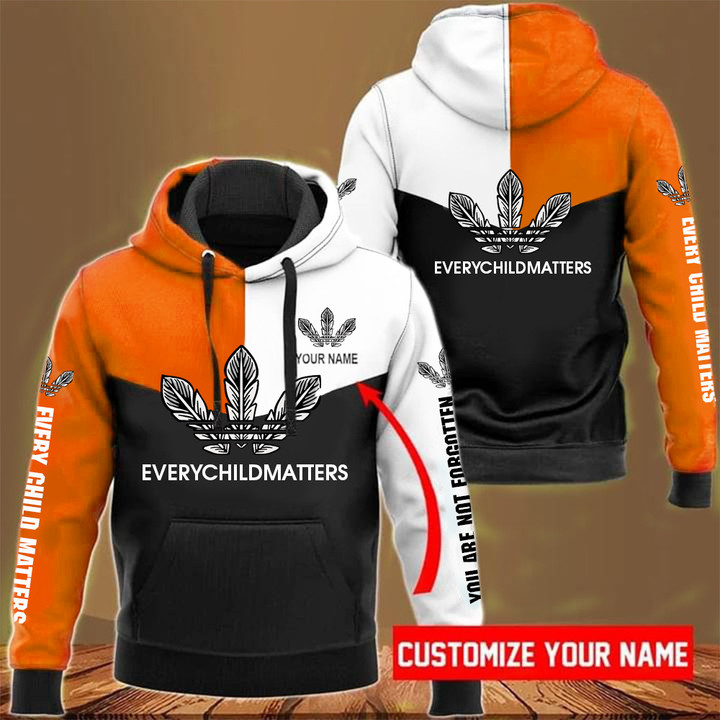 Personalized Orange Shirt Day Every Child Matters Hoodie You Are Not Forgotten Clothing Merch