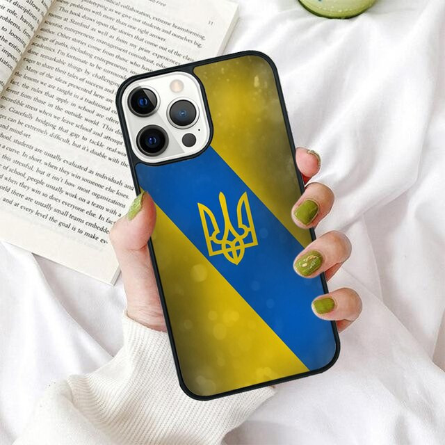 Ukraine Trident Flag Phone Case For iPhone Ukraine Strong Merchandise Gift