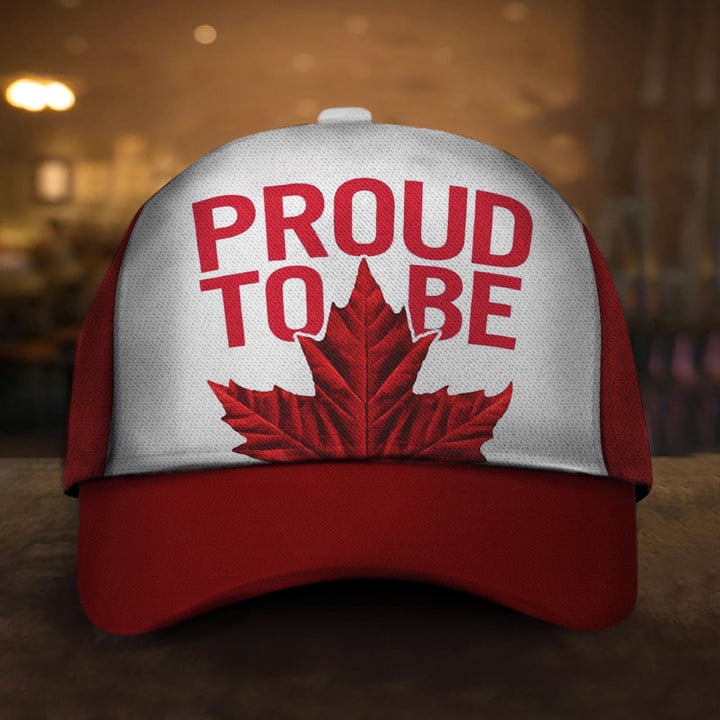 Proud To Be Canadian Hat Patriotic Honoring Canadian Men And Women