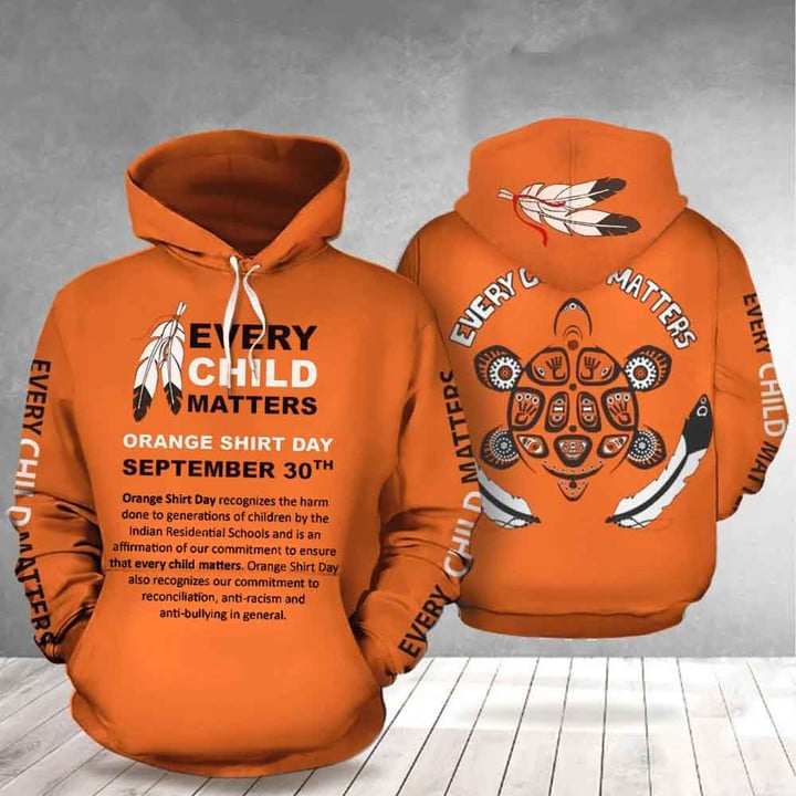 Every Child Matters Hoodie Turtle Every Child Matters Orange Shirt Day September 30th Merch