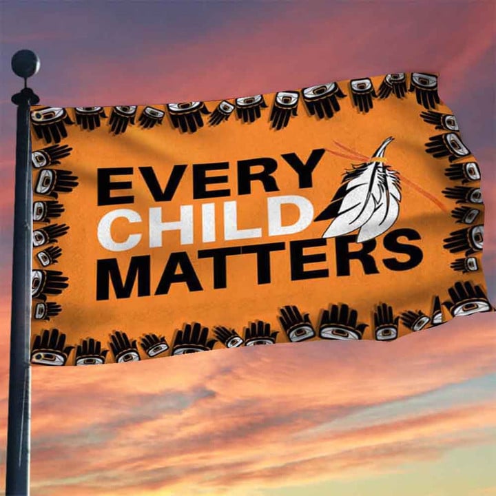 Every Child Matters Flag Sept 30th Orange Day Canada Movement Merchandise