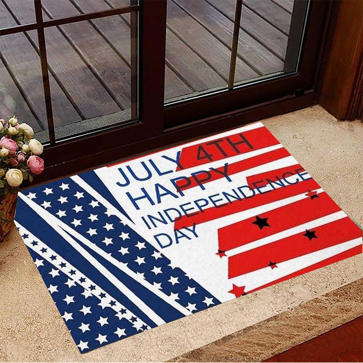 4Th Of July Doormat Happy Independence Day 4Th Of July Decoration Ideas